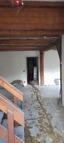 Deckenschalung innen