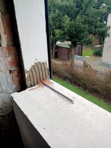Baustelle mit Paletten